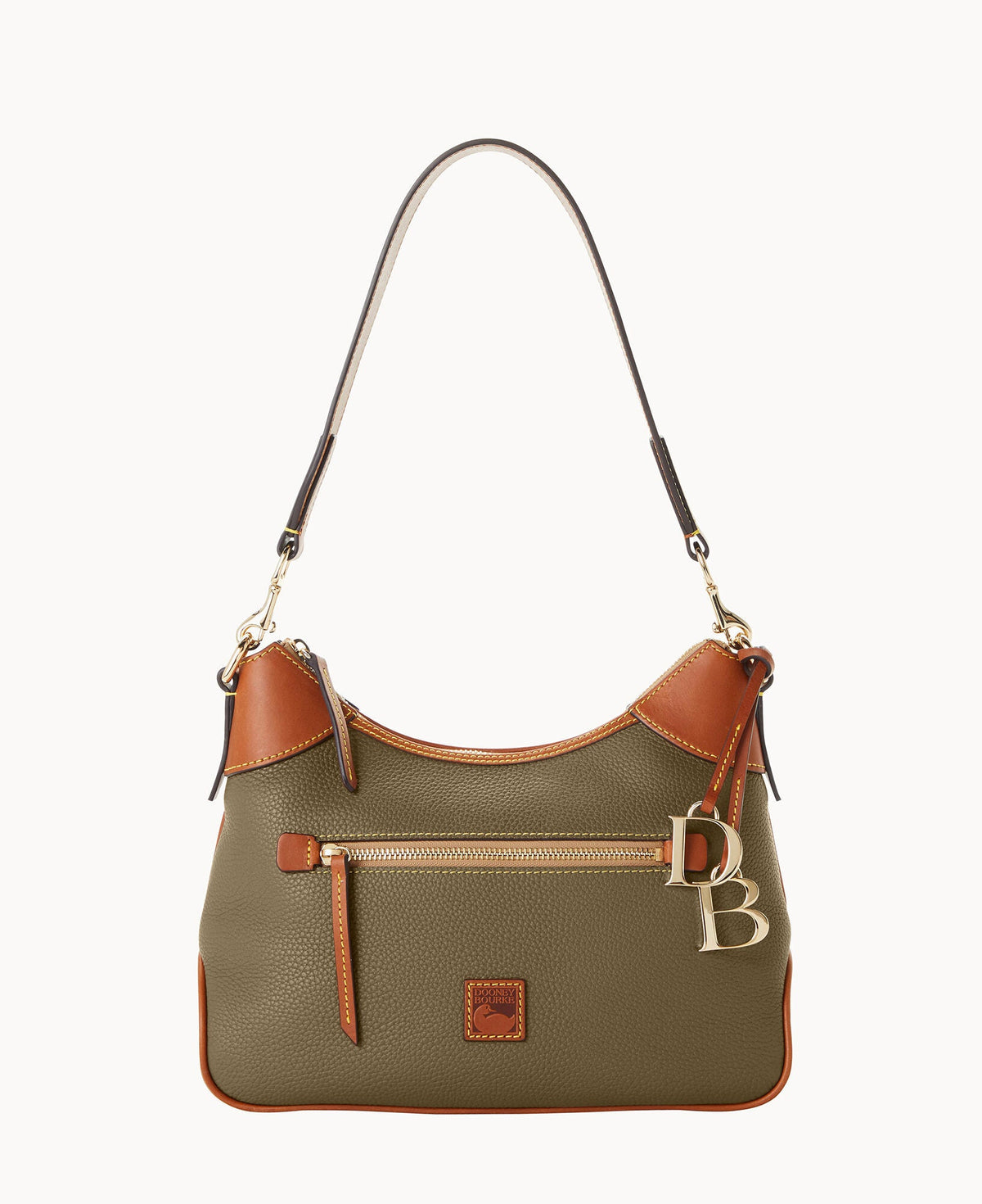 Pebble Grain Hobo - Olive