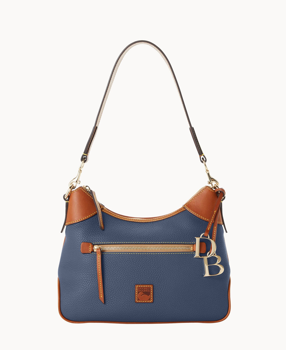 Pebble Grain Hobo - Steel Blue