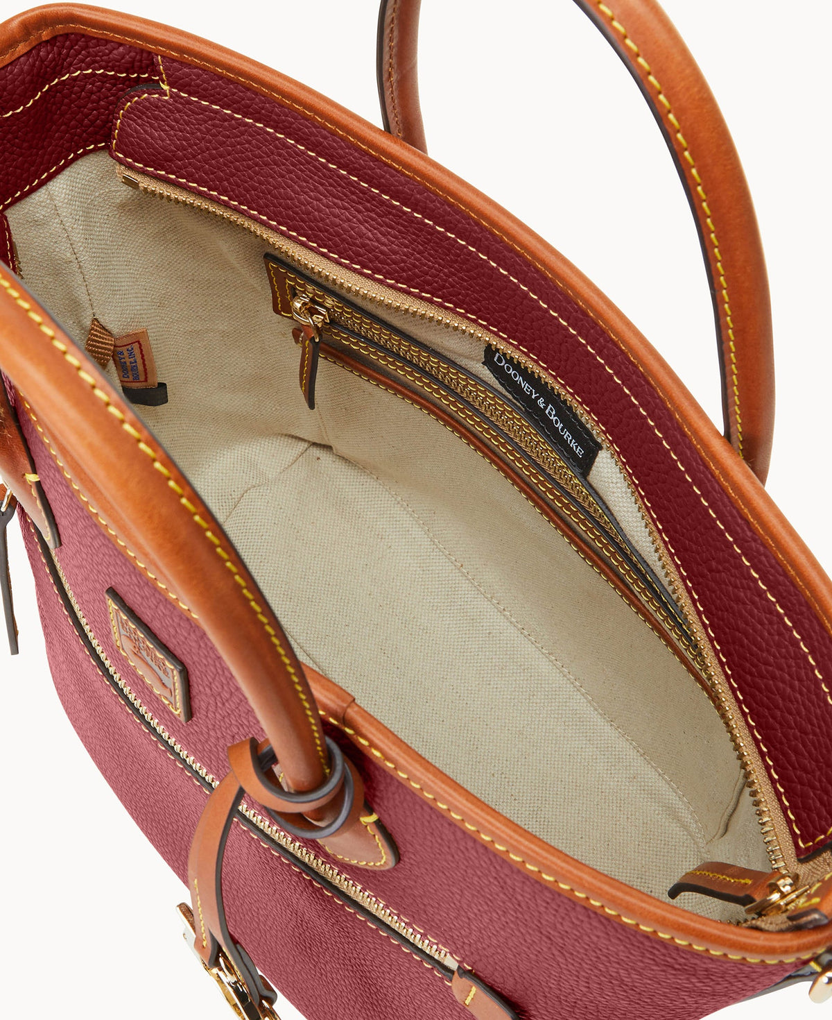 Pebble Grain Handle Tote - Image 19