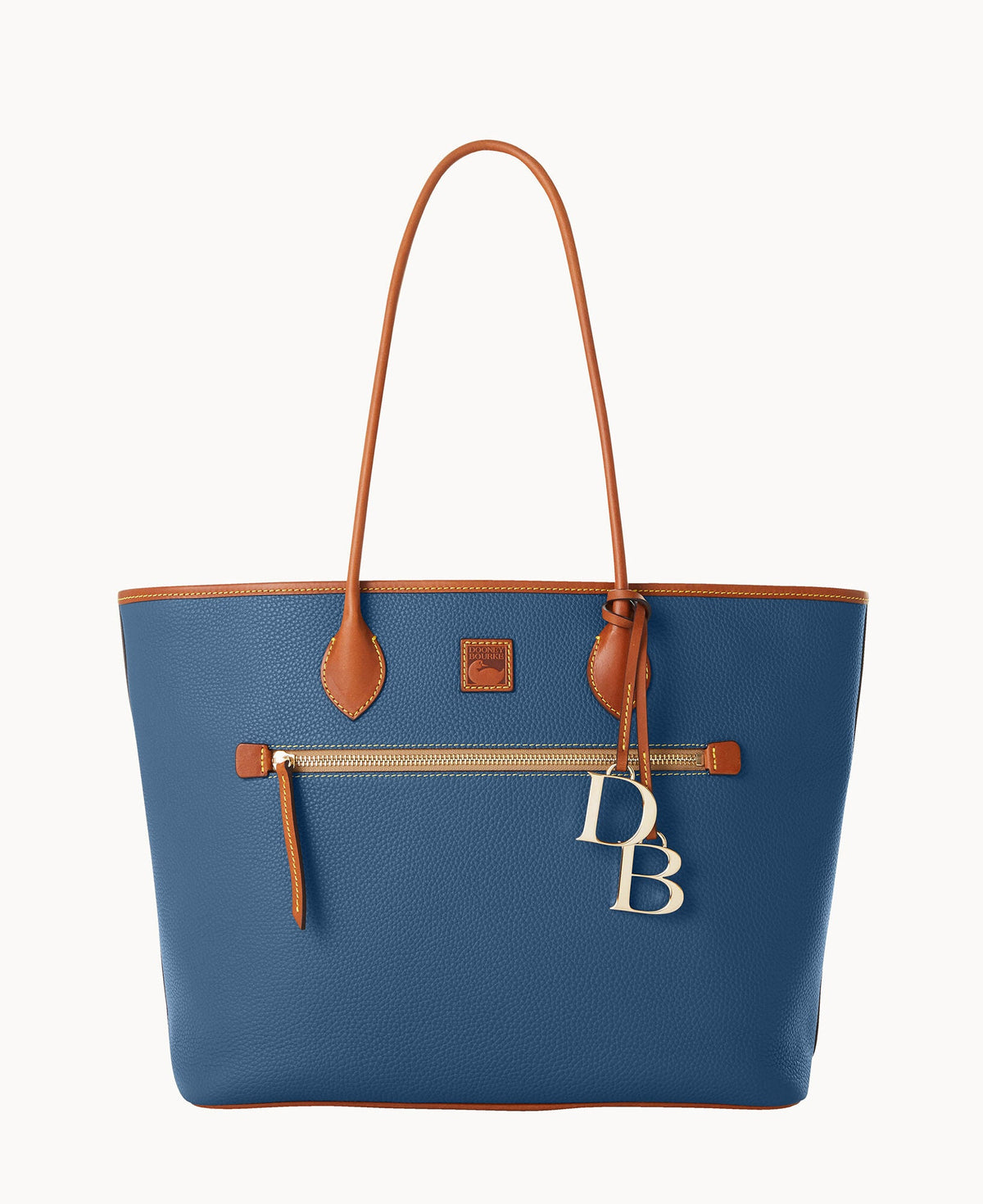Pebble Grain Large Tote - Jeans