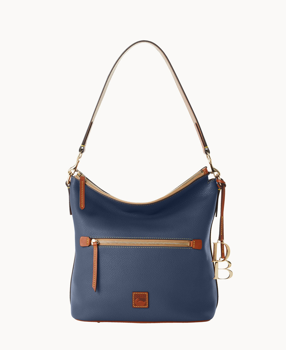 Pebble Grain Large Sac - Steel Blue