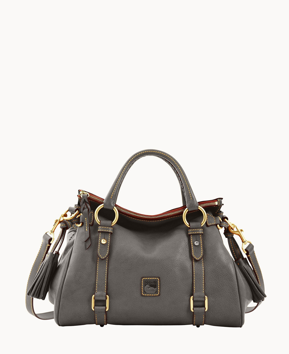 Florentine Satchel - Charcoal