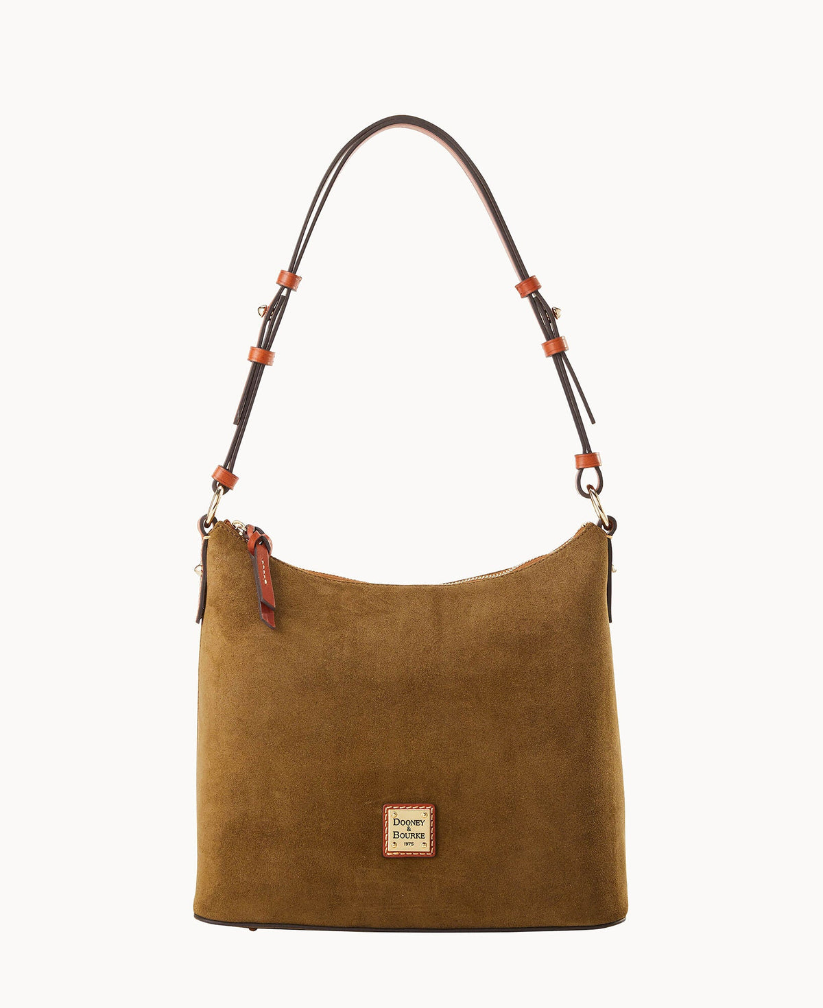 Suede Hobo - Olive