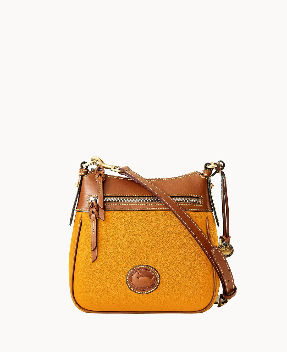 All Weather Leather 3.0 Zip Top Crossbody 23 - Chamois
