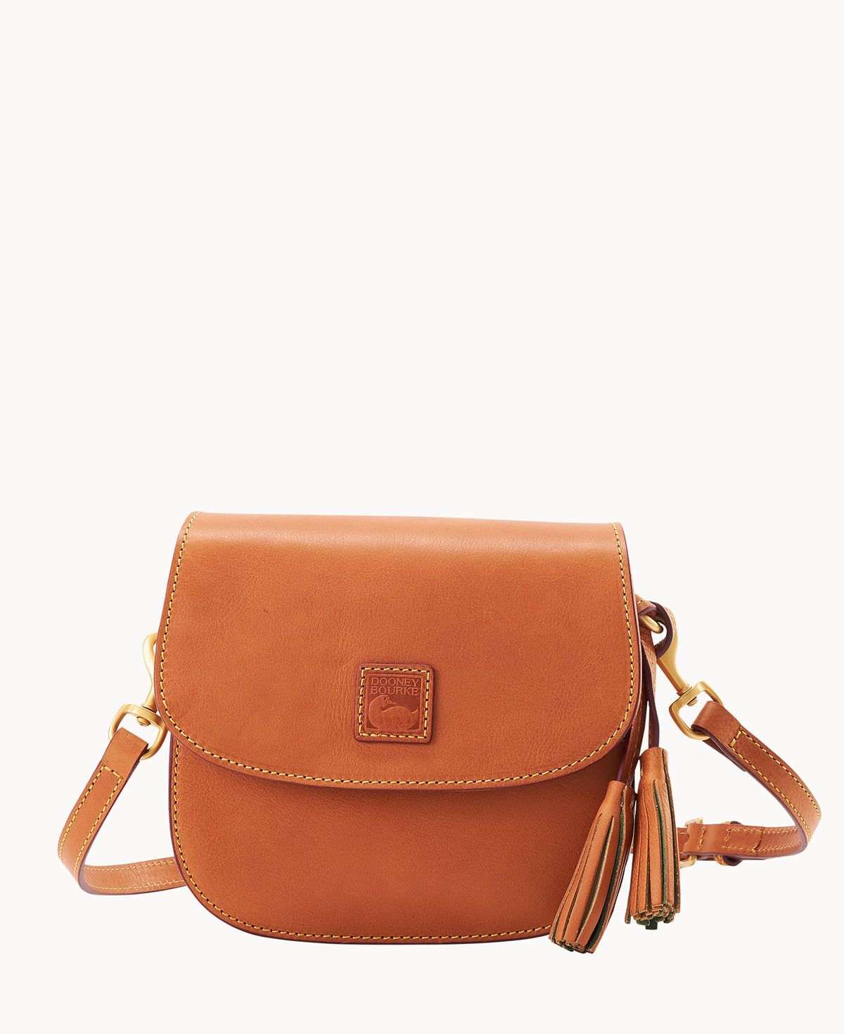 Florentine Flap Crossbody - Natural
