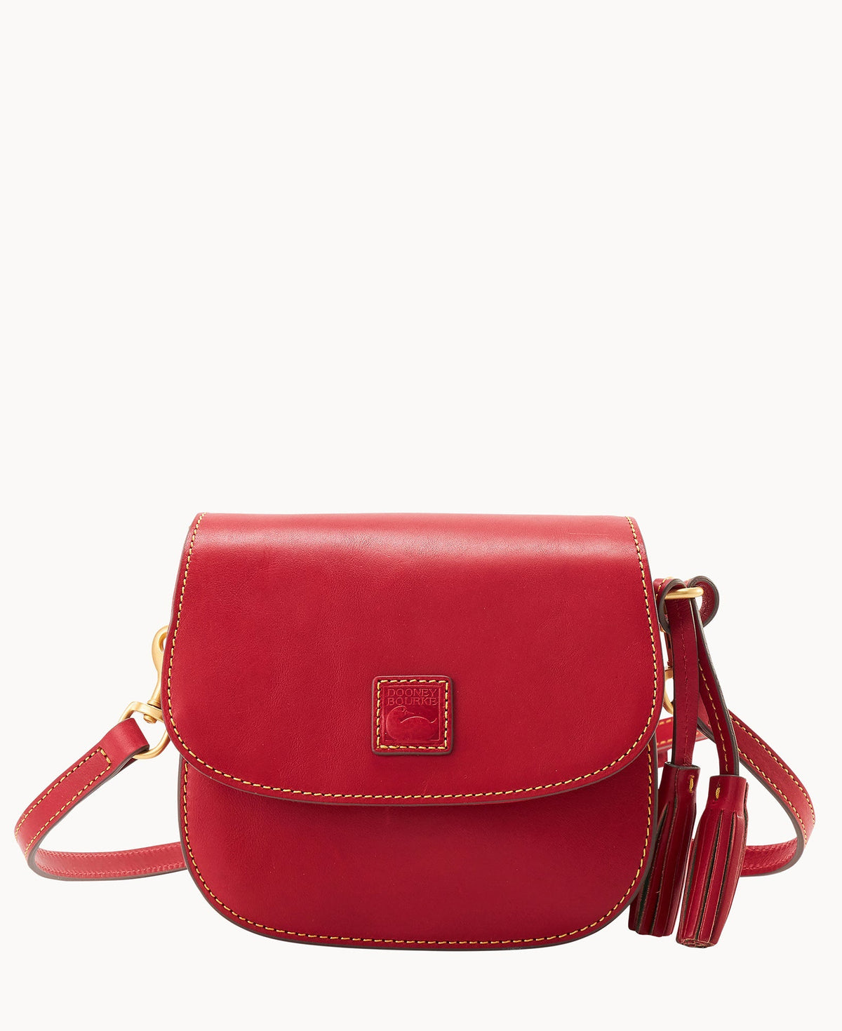 Florentine Flap Crossbody - Red
