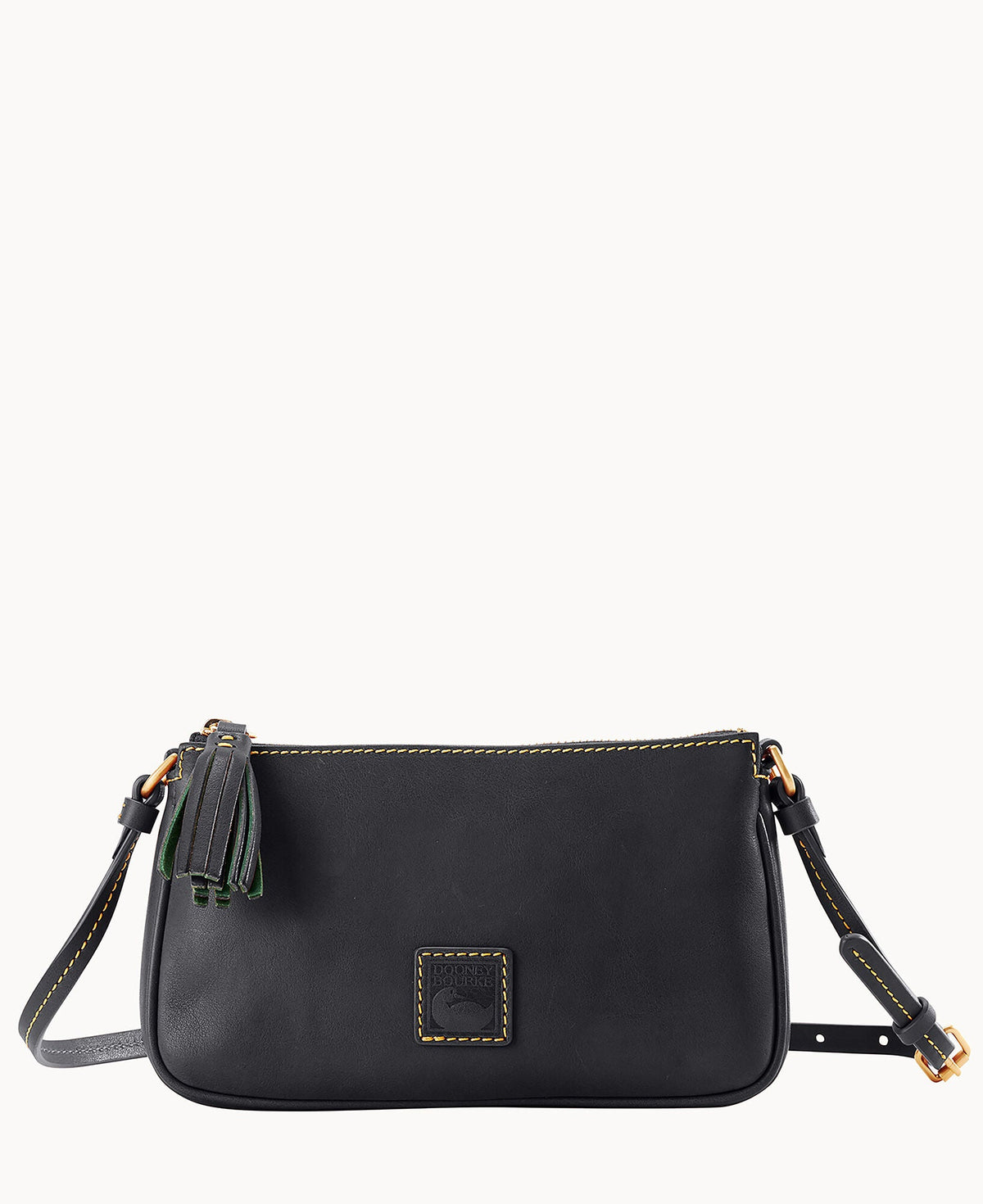 Florentine Slim Crossbody - Black Black