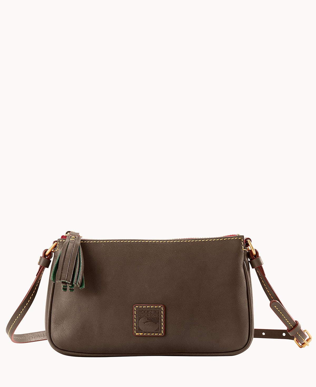 Florentine Slim Crossbody - Charcoal