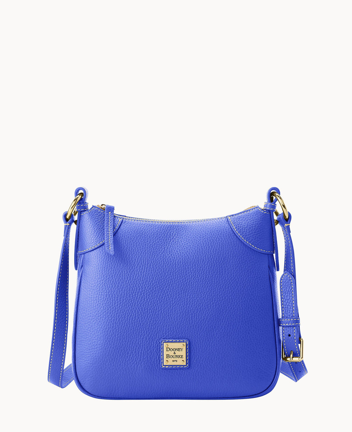 Lucca Leather Crossbody - Periwinkle