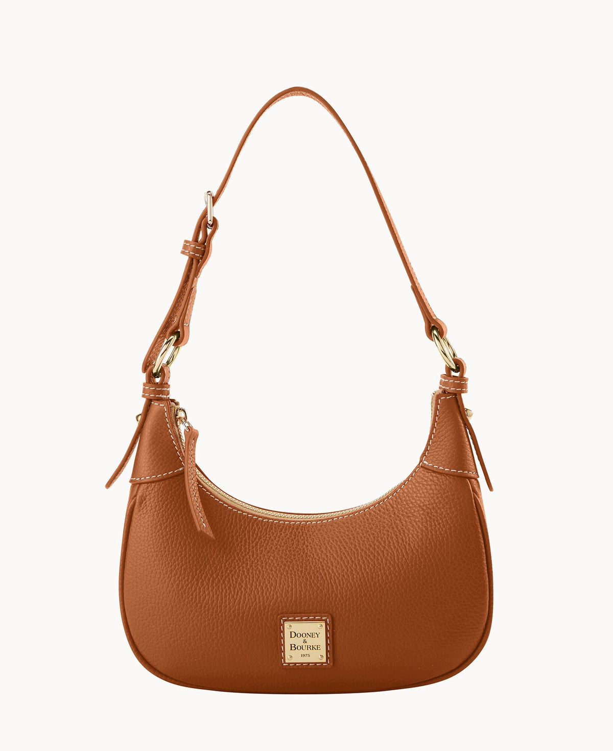 Lucca Leather Hobo - Caramel