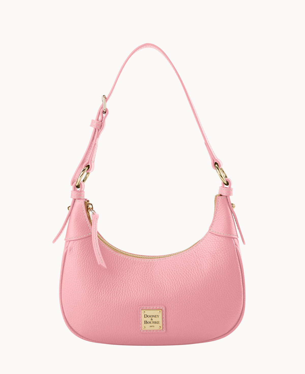 Lucca Leather Hobo - Pale Pink