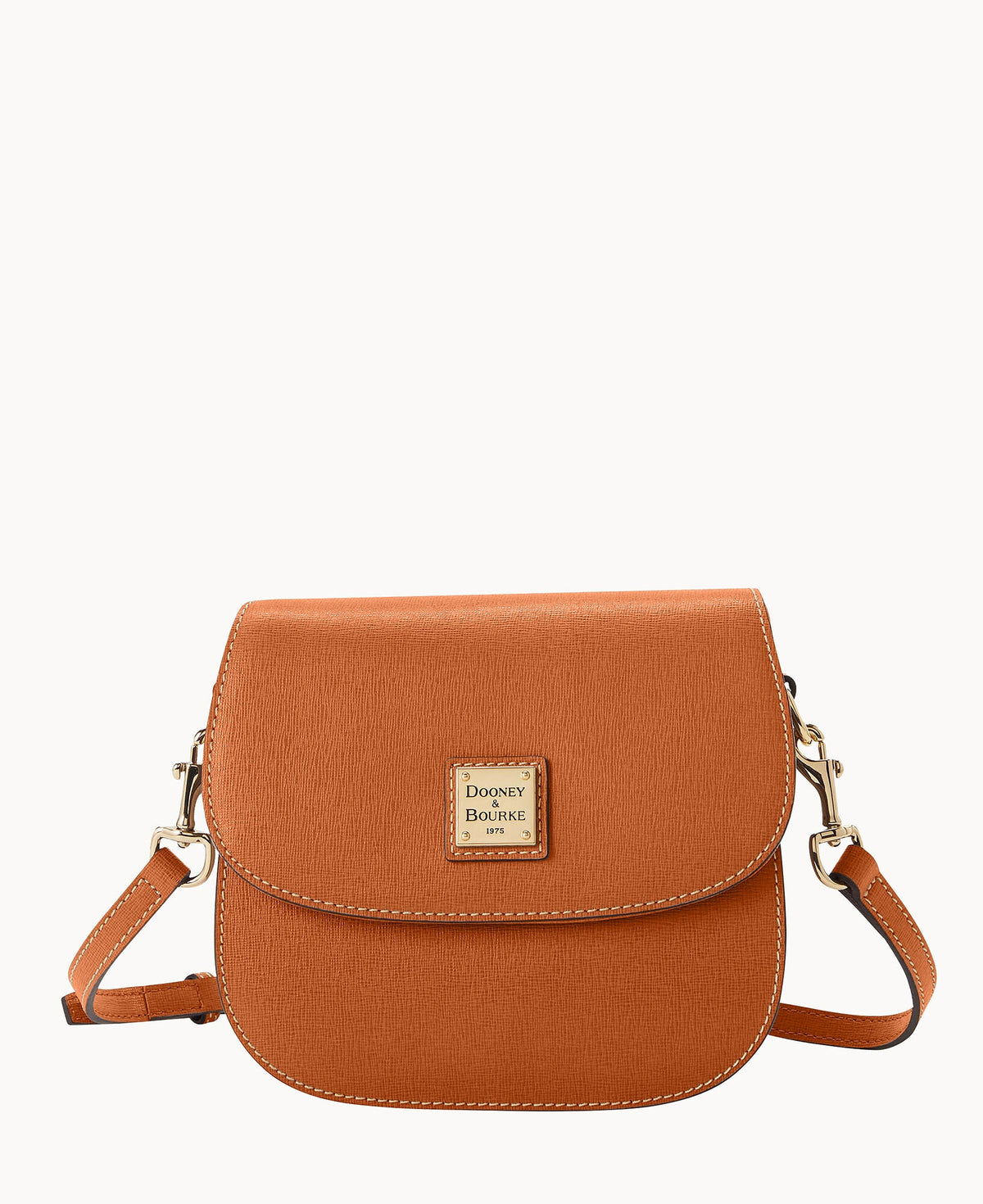Saffiano Saddle Bag - Natural