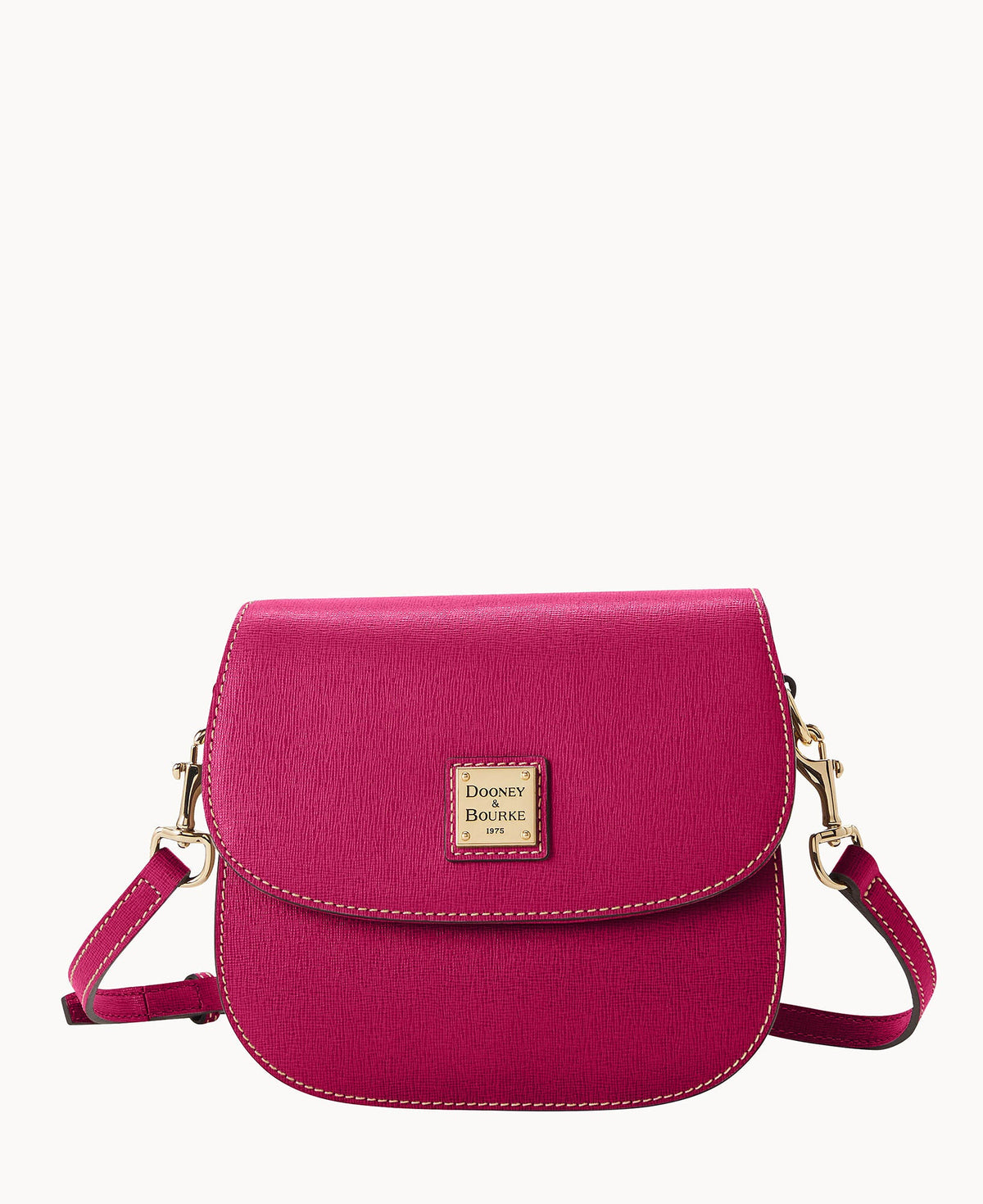 Saffiano Saddle Bag - Violet