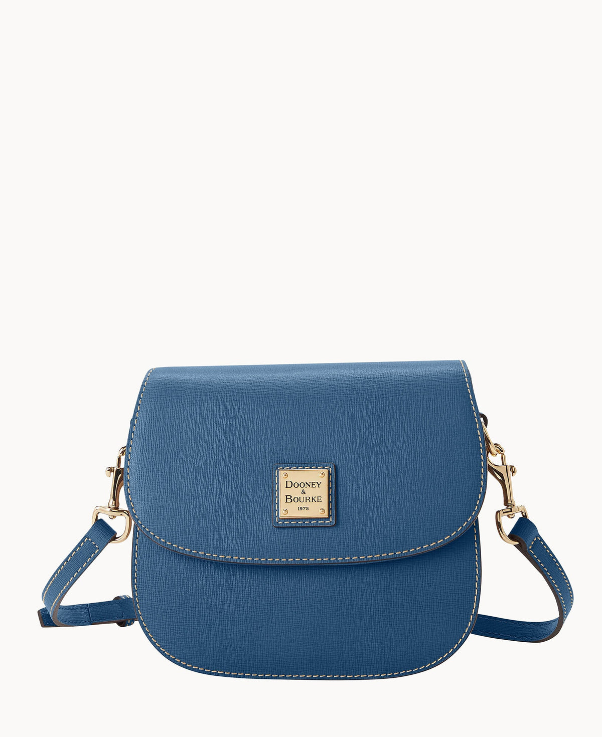 Saffiano Saddle Bag - Graphite