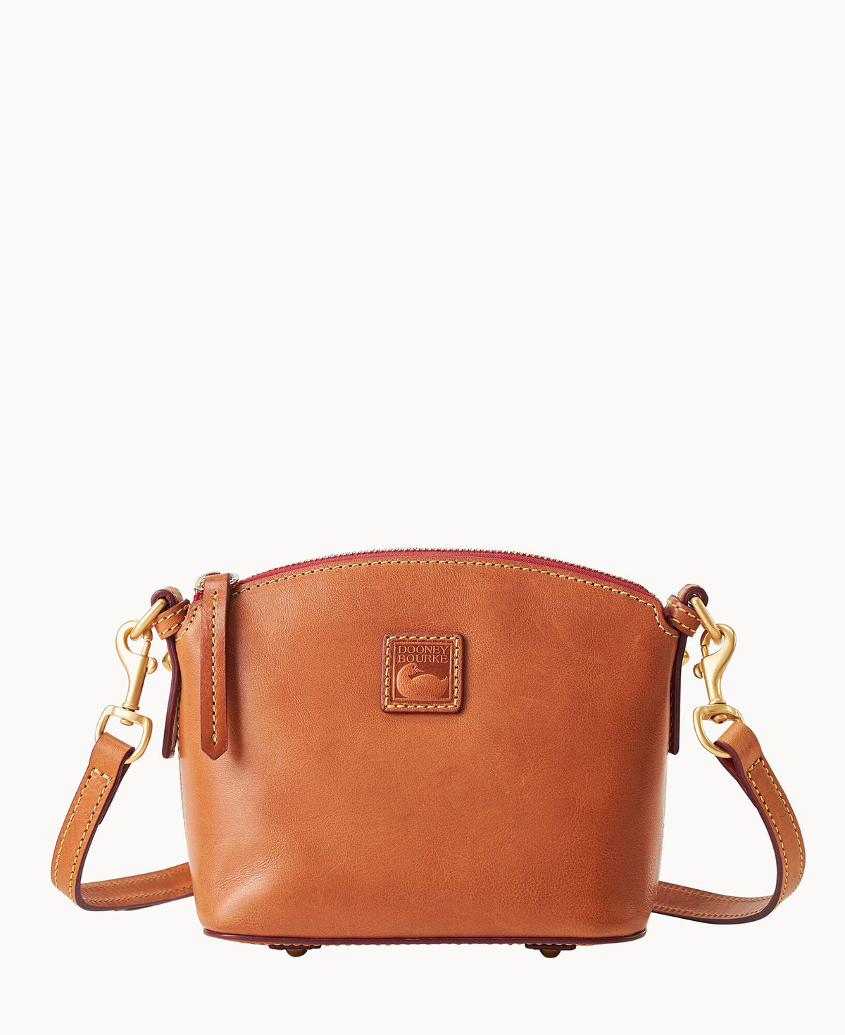 Florentine Mini Domed Crossbody - Natural