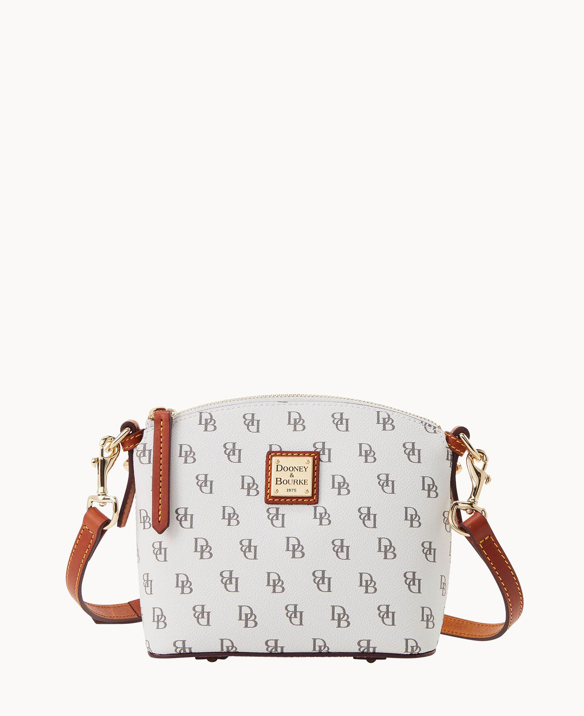 Gretta Mini Domed Crossbody - Bone