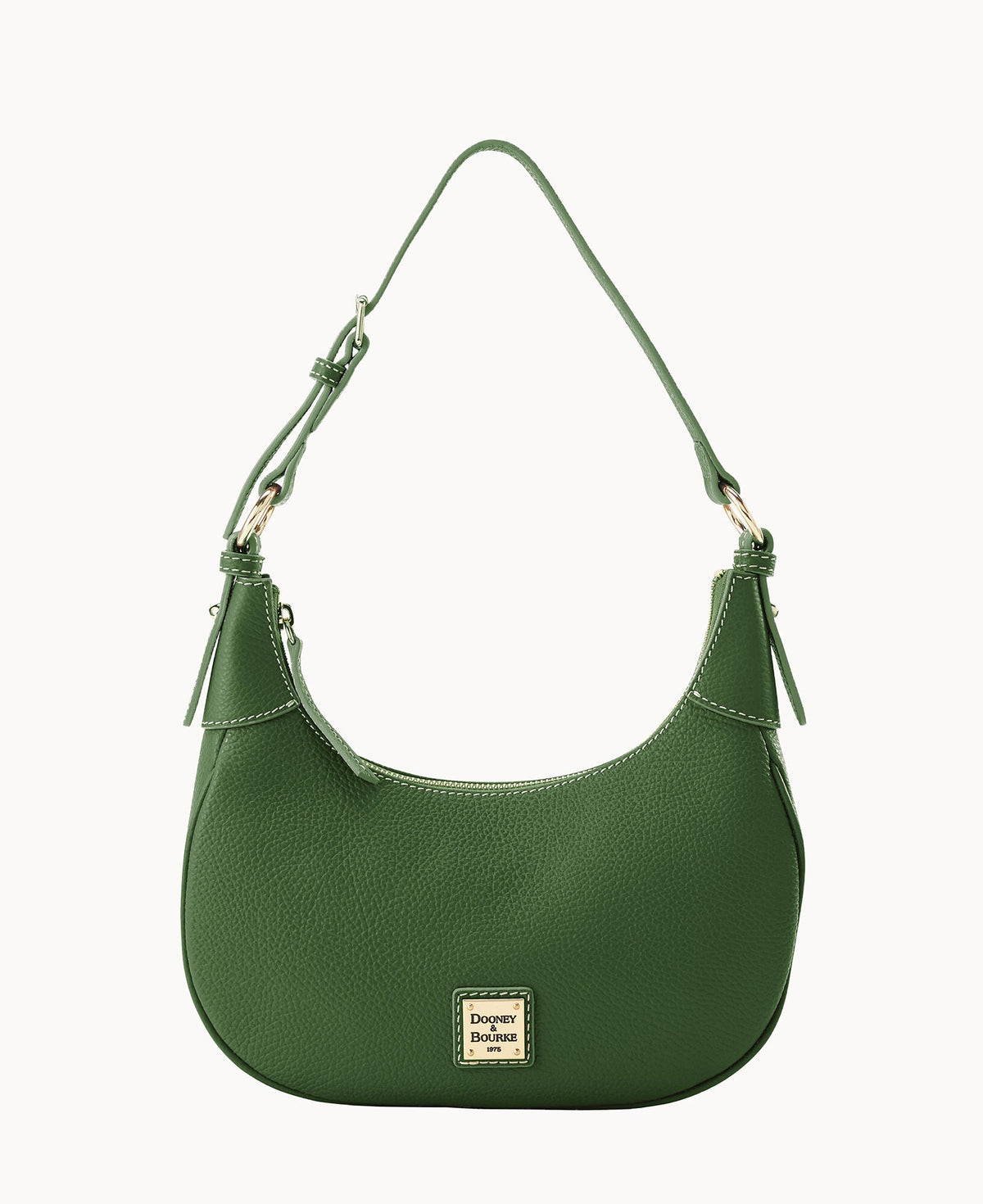 Lucca Leather Large Hobo - Grass