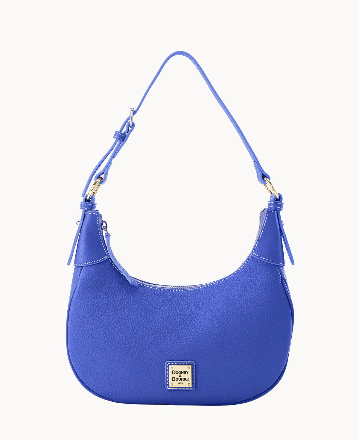 Lucca Leather Large Hobo - Periwinkle