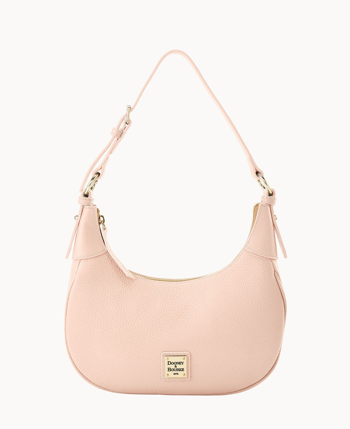 Lucca Leather Large Hobo - Blush