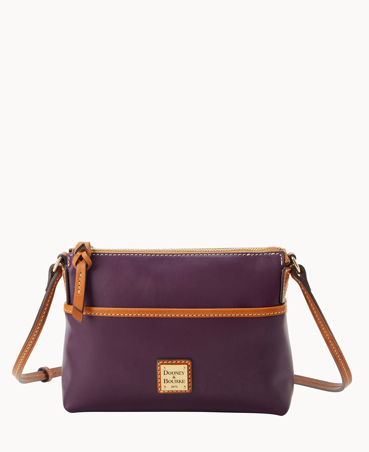 Wexford Leather Katie Crossbody - Plum Wine