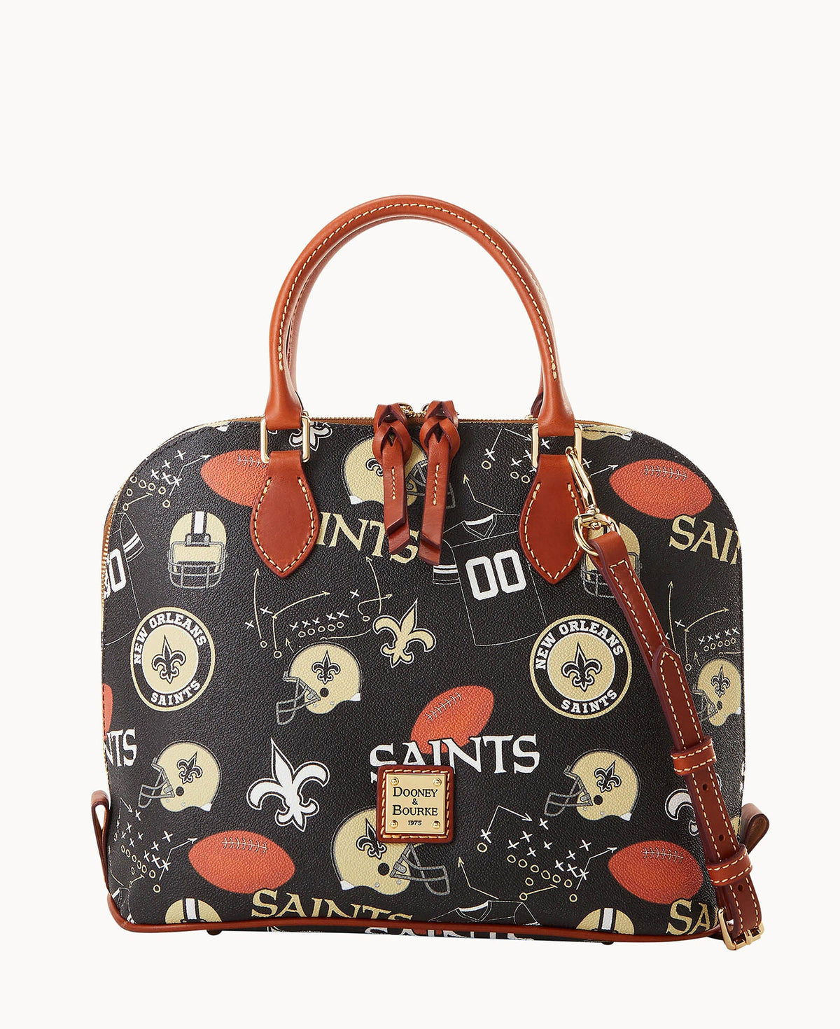 NFL Saints Zip Zip Satchel