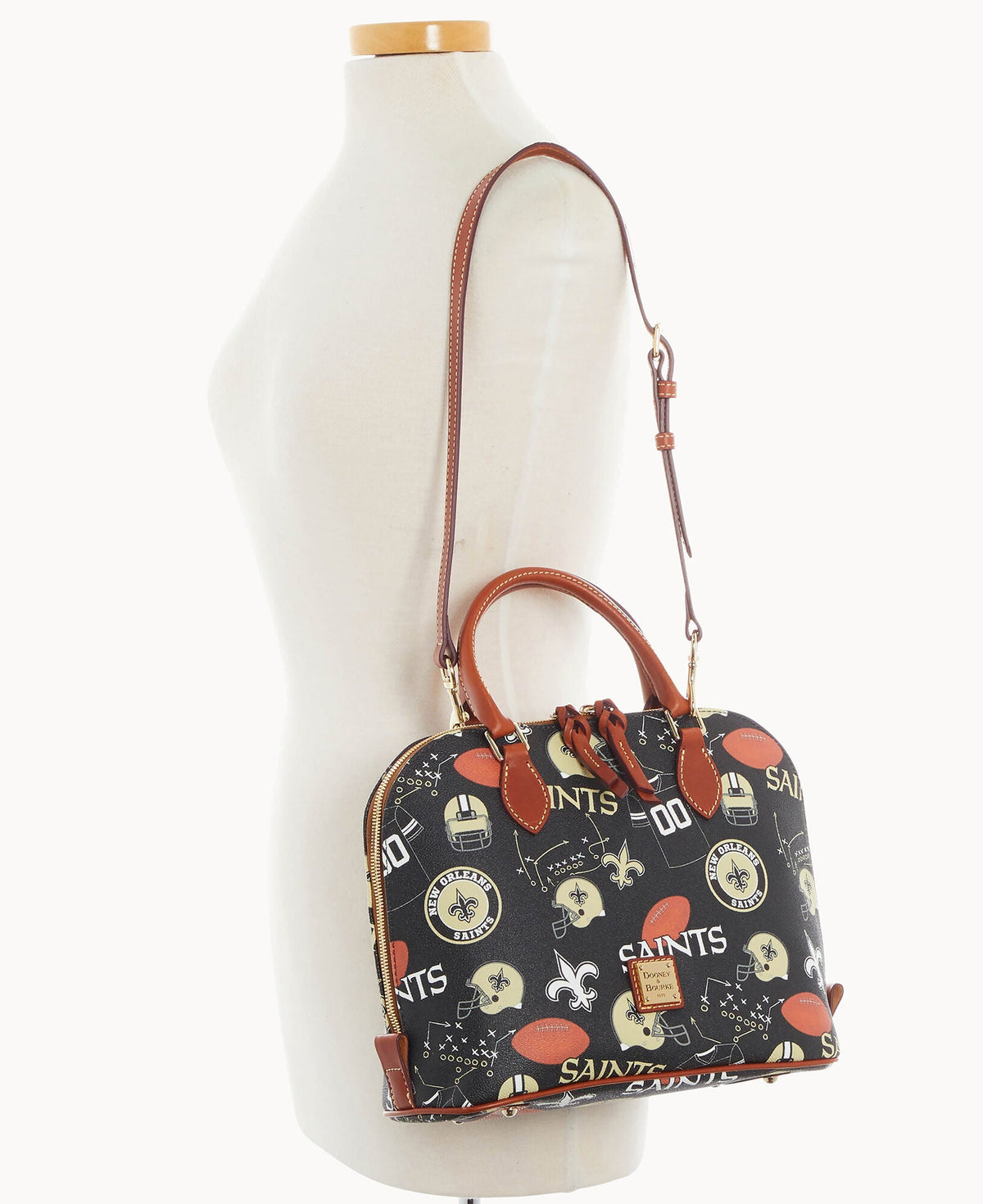 NFL Saints Zip Zip Satchel - Image 4