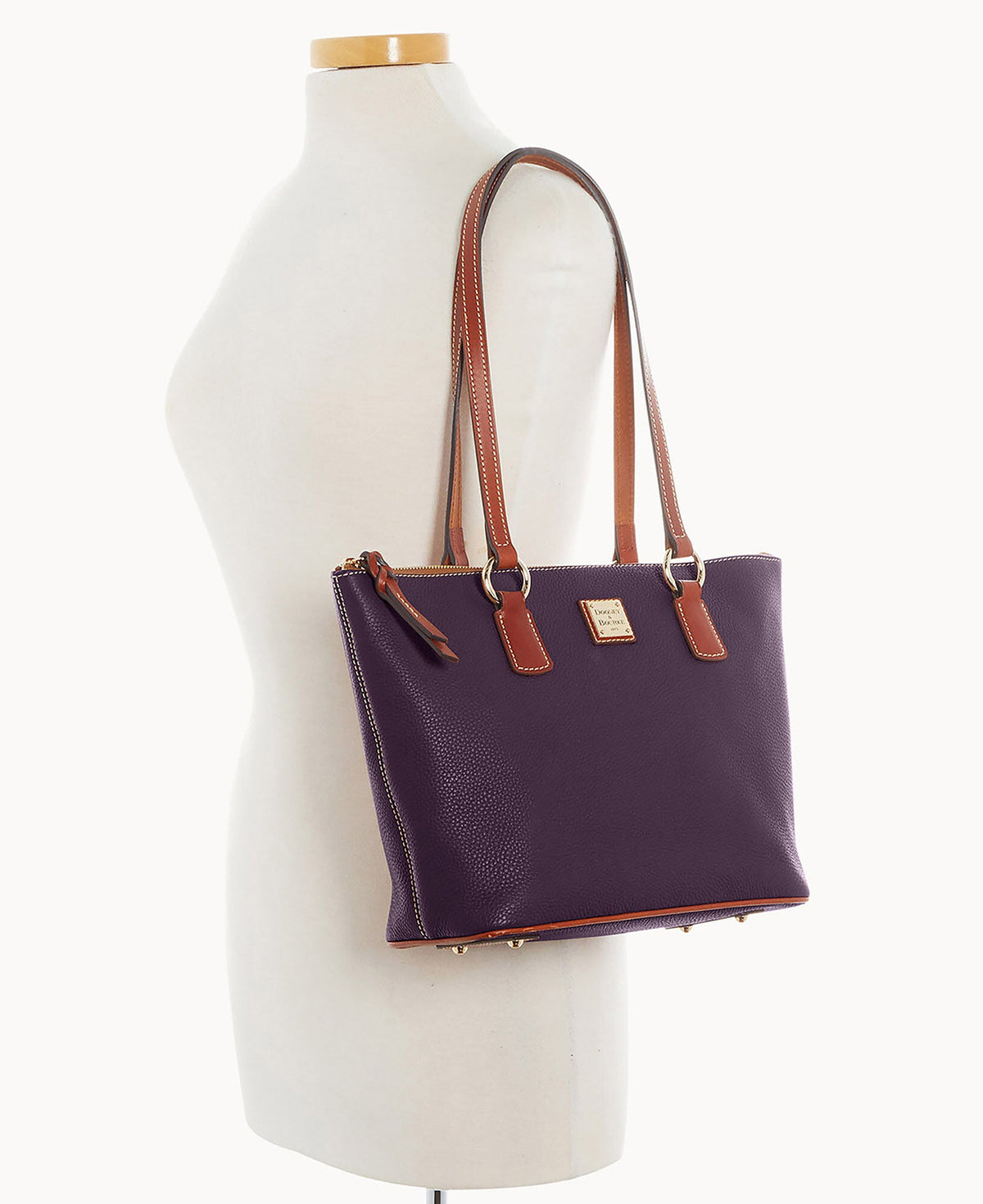 Pebble Grain Small Wren Zip Tote - Image 45