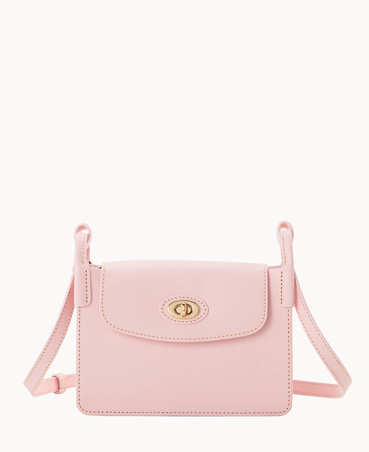 Sweety Leather Pinky Bag - Pale Pink