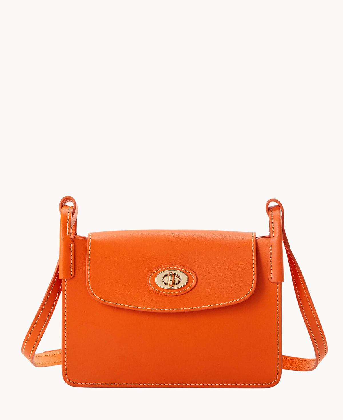 Sweety Leather Pinky Bag - Tangerine