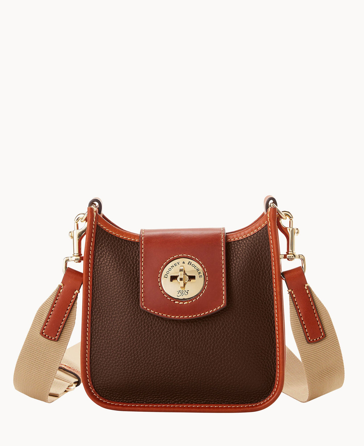 Pebble Turnlock Messenger 20 - Brown Tmoro