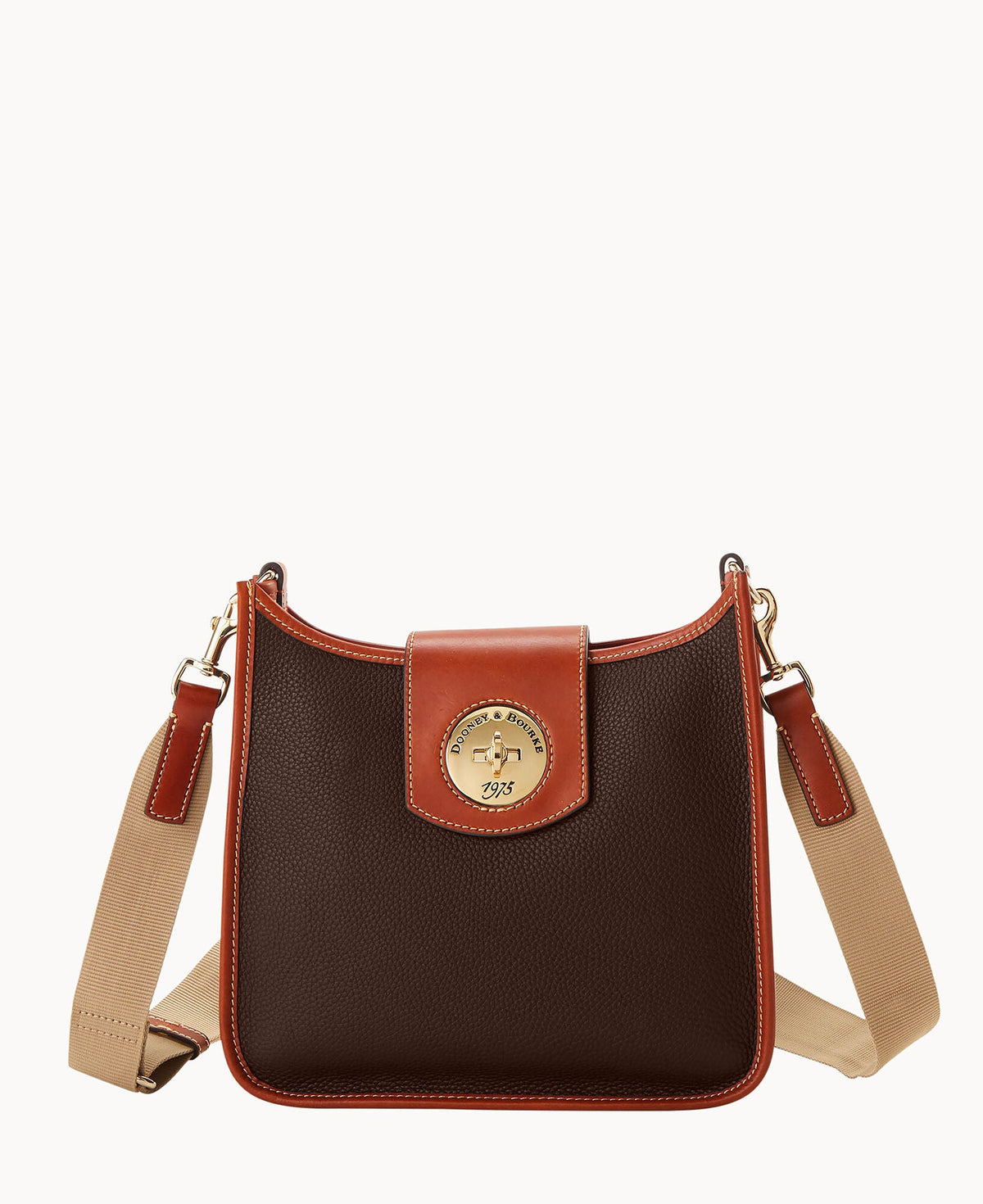 Pebble Turnlock Messenger 28 - Brown Tmoro