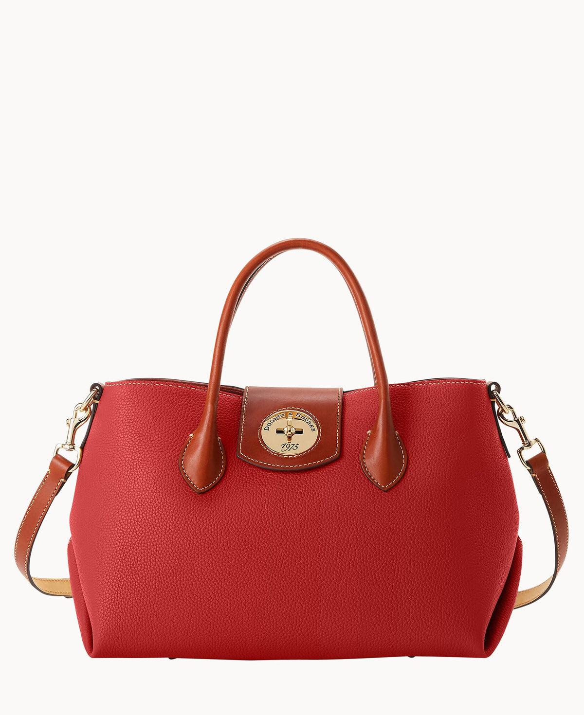 Pebble Turnlock Handle Tote 30 - Red