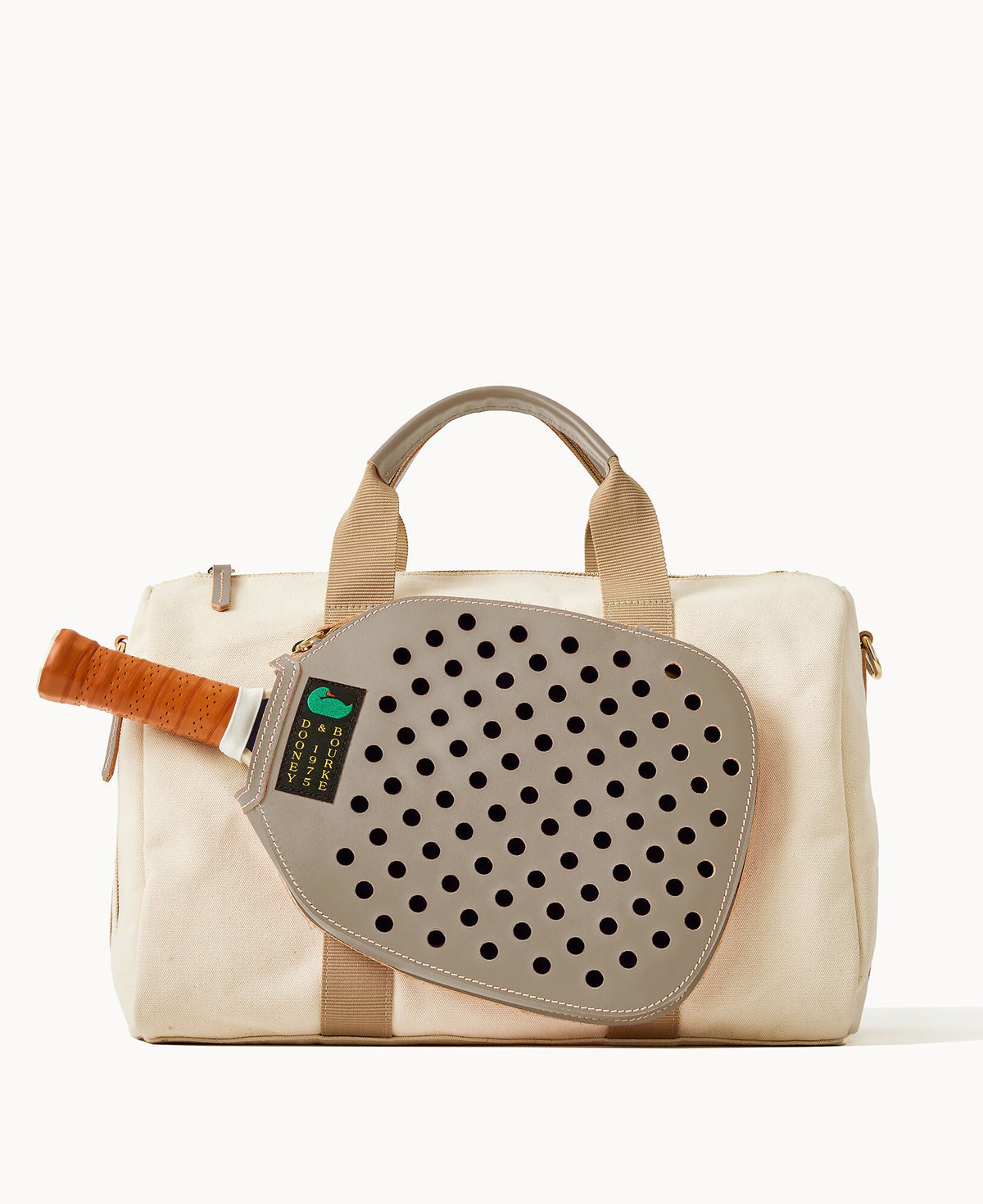 Canvas Pickleball Duffle 40 - Natural Dove