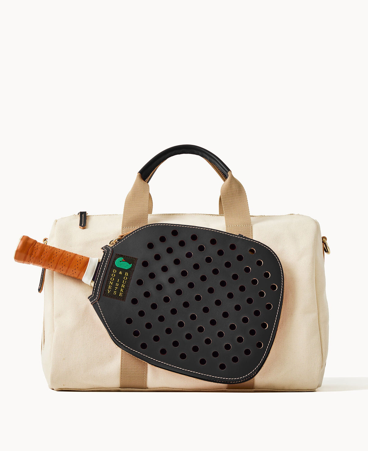 Canvas Pickleball Duffle 40 - Natural Black