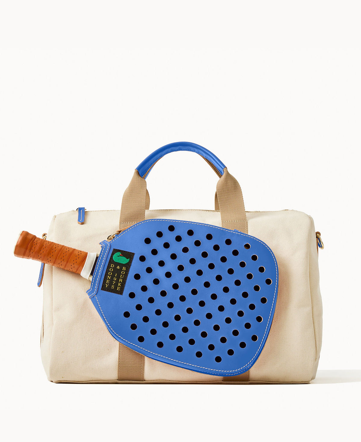 Canvas Pickleball Duffle 40 - Natural Azure