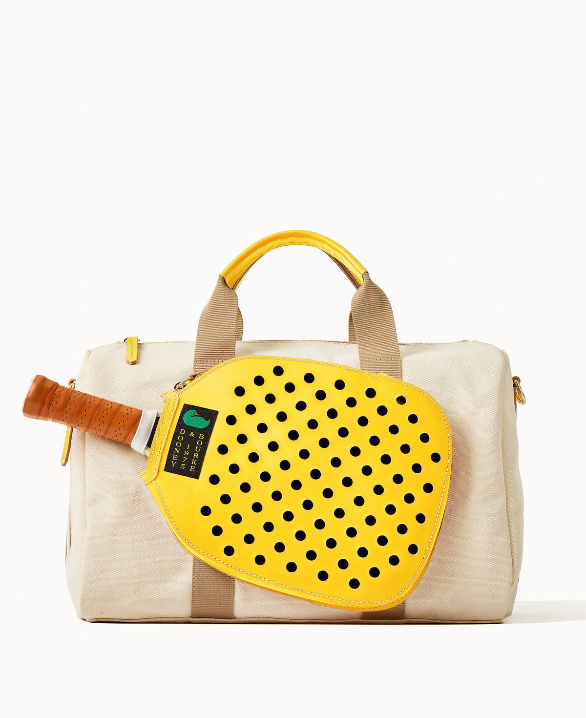Canvas Pickleball Duffle 40 - Natural Yellow
