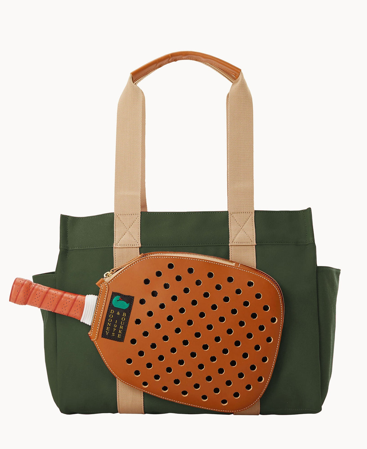 Canvas Pickleball Tote 40 - Forest Camel
