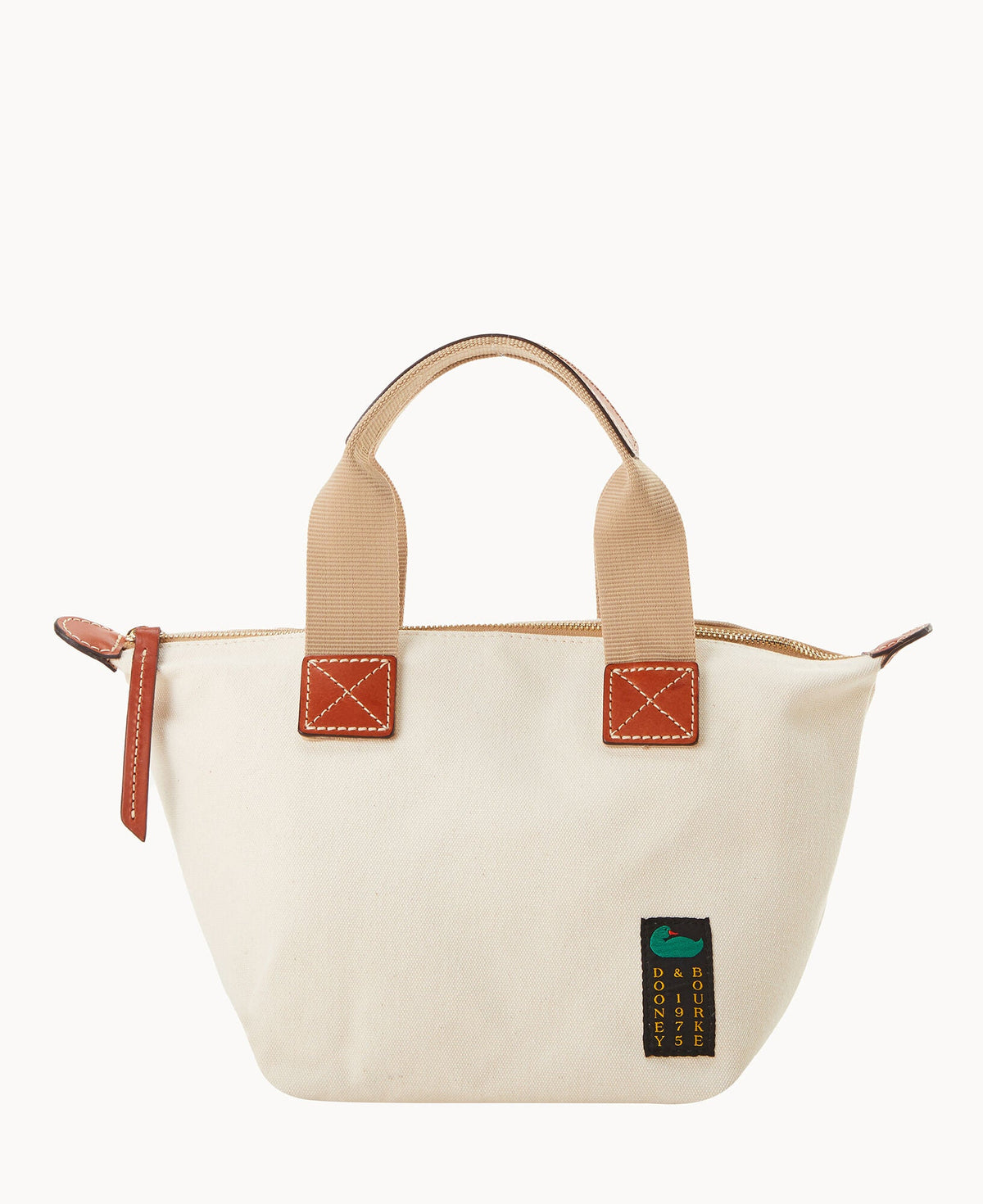 Canvas Crossbody Satchel 20 - Natural