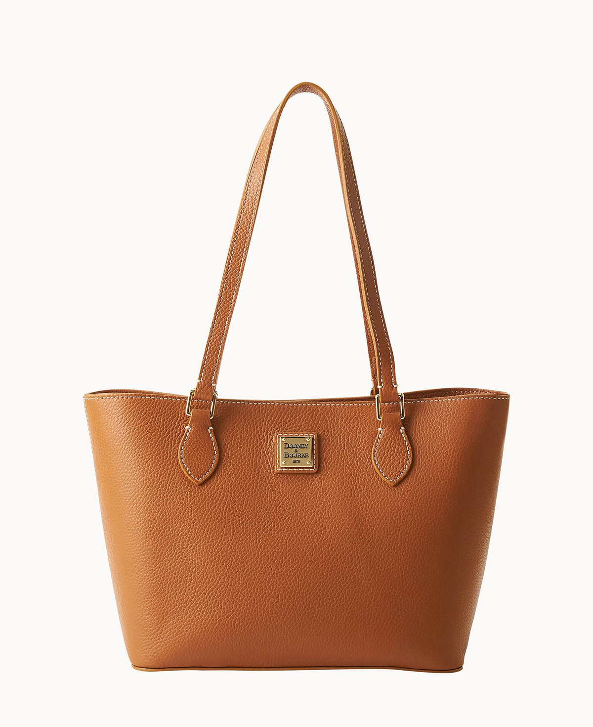 Lucca Leather Small Jessie Tote - Caramel