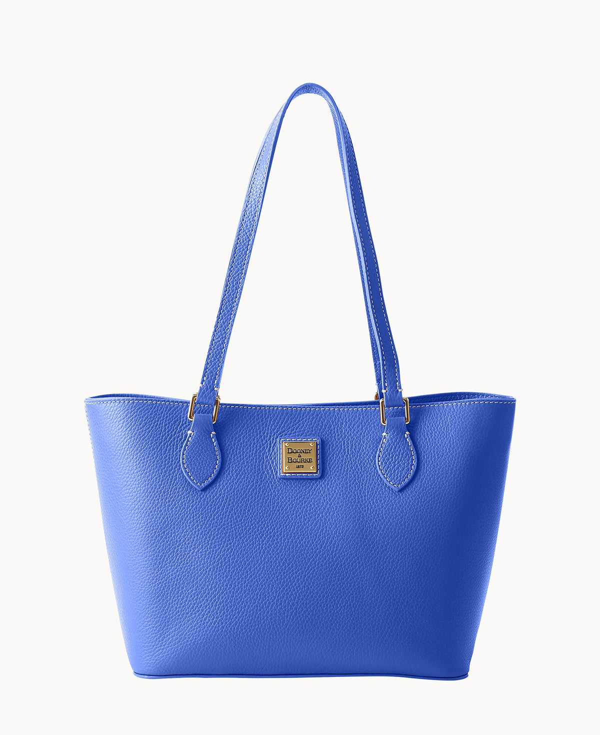 Lucca Leather Small Jessie Tote - Periwinkle