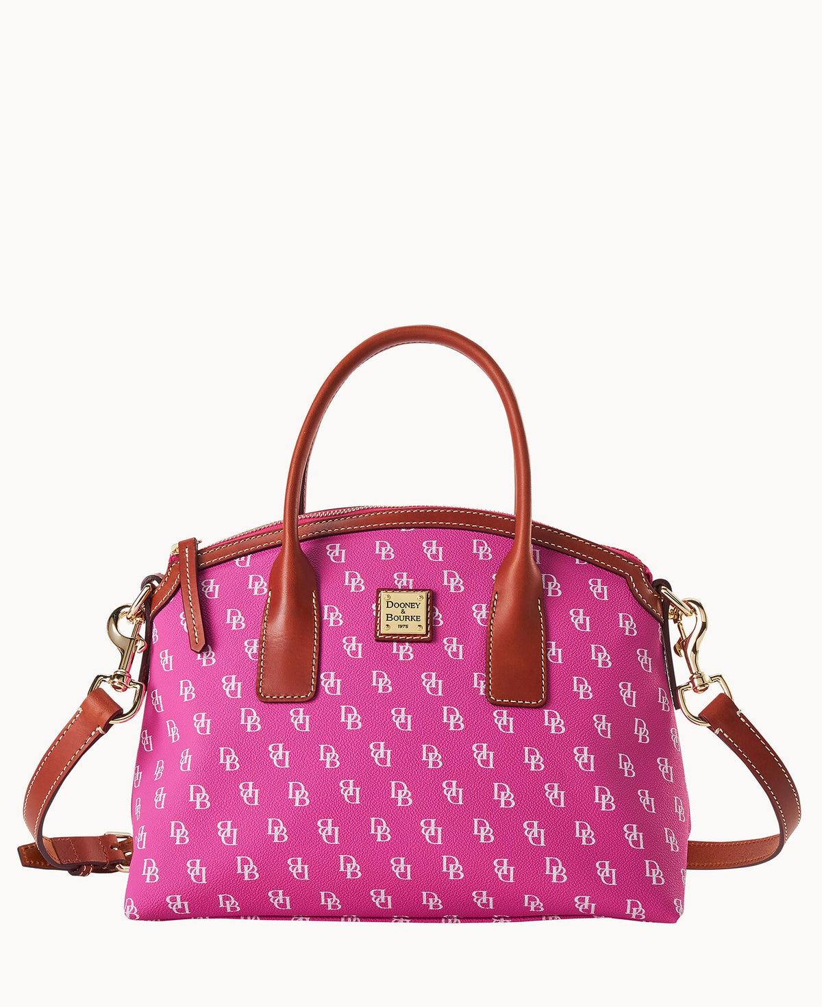 Gretta Domed Satchel - Fuchsia