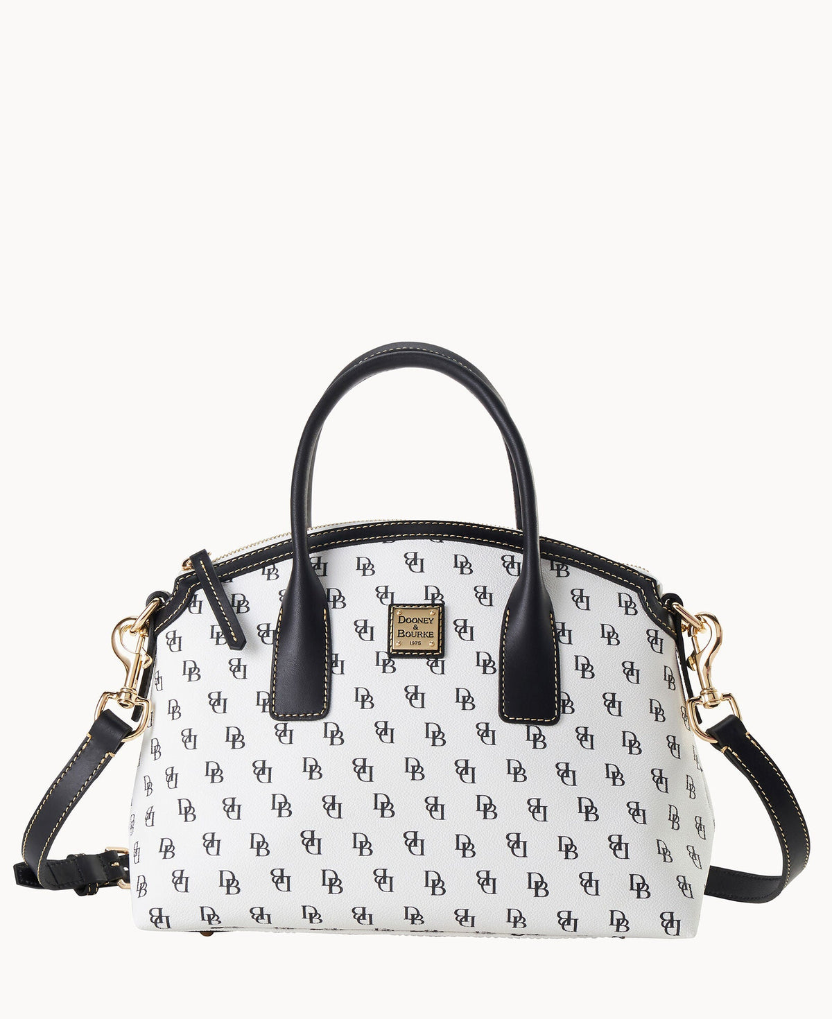 Gretta Domed Satchel - White