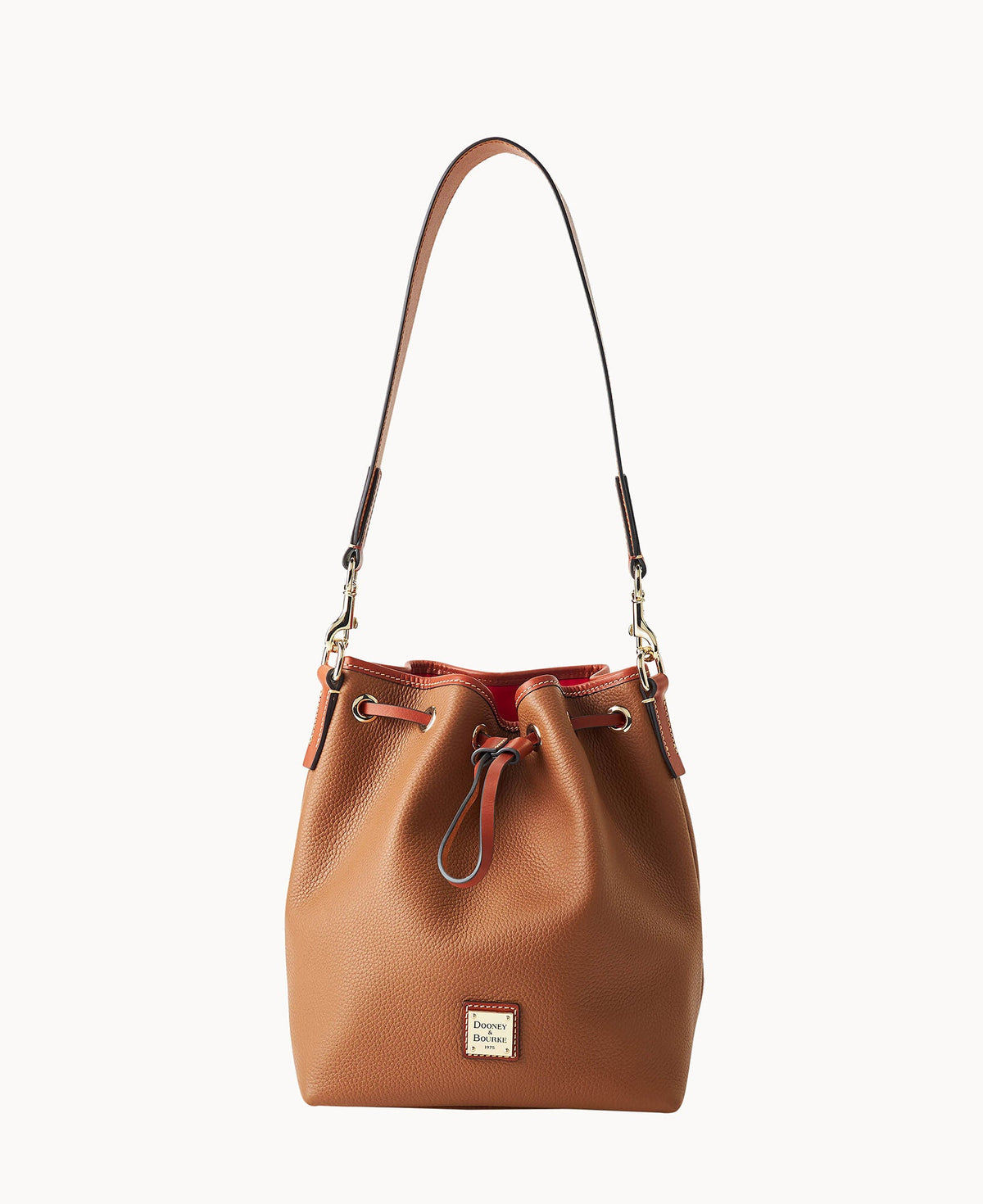 Pebble Grain Drawstring - Caramel