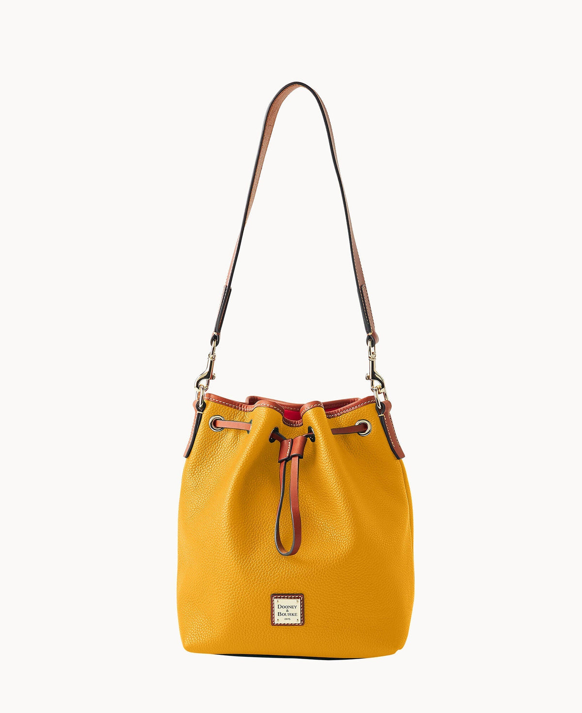 Pebble Grain Drawstring - Mustard