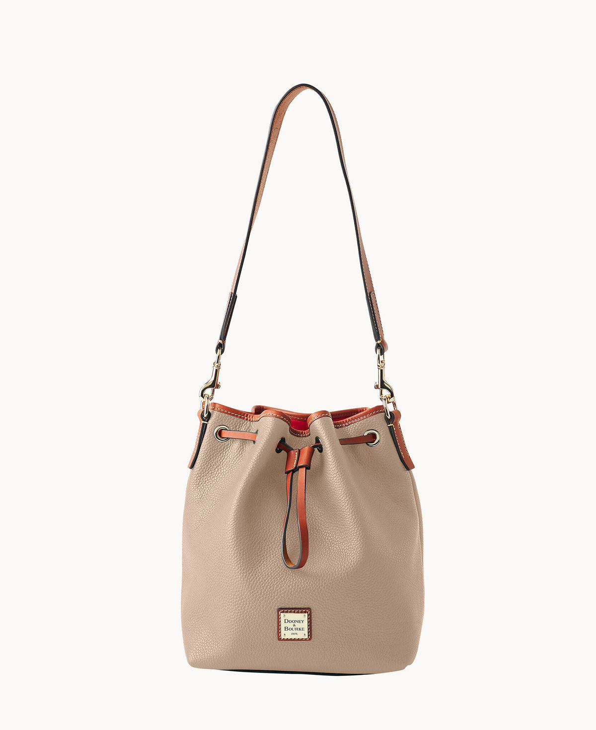 Pebble Grain Drawstring - Taupe