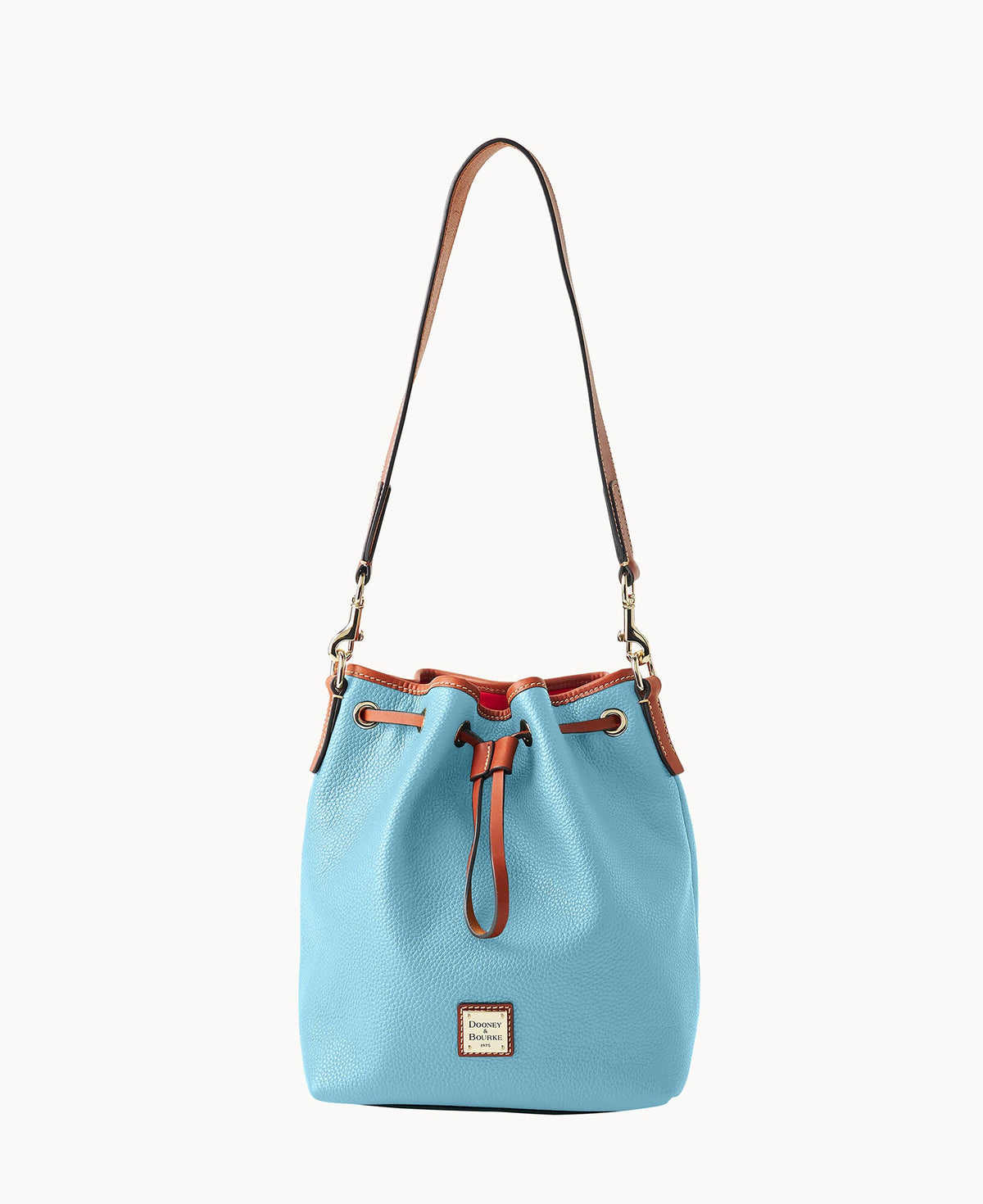 Pebble Grain Drawstring - Caribbean Blue