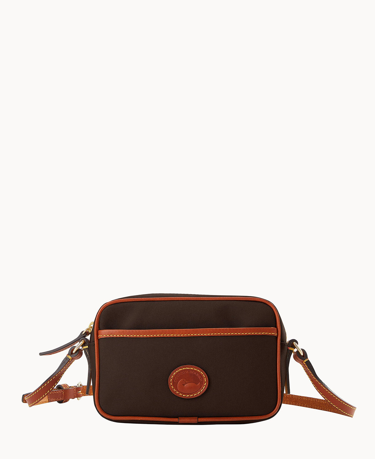 Nylon Camera Crossbody - Brown Tmoro