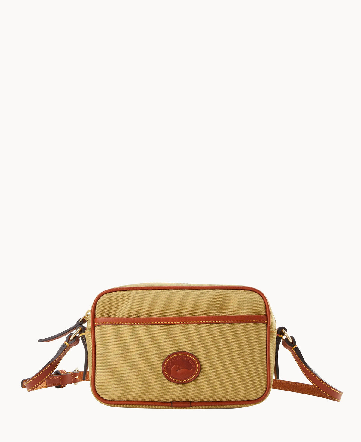 Nylon Camera Crossbody - Khaki