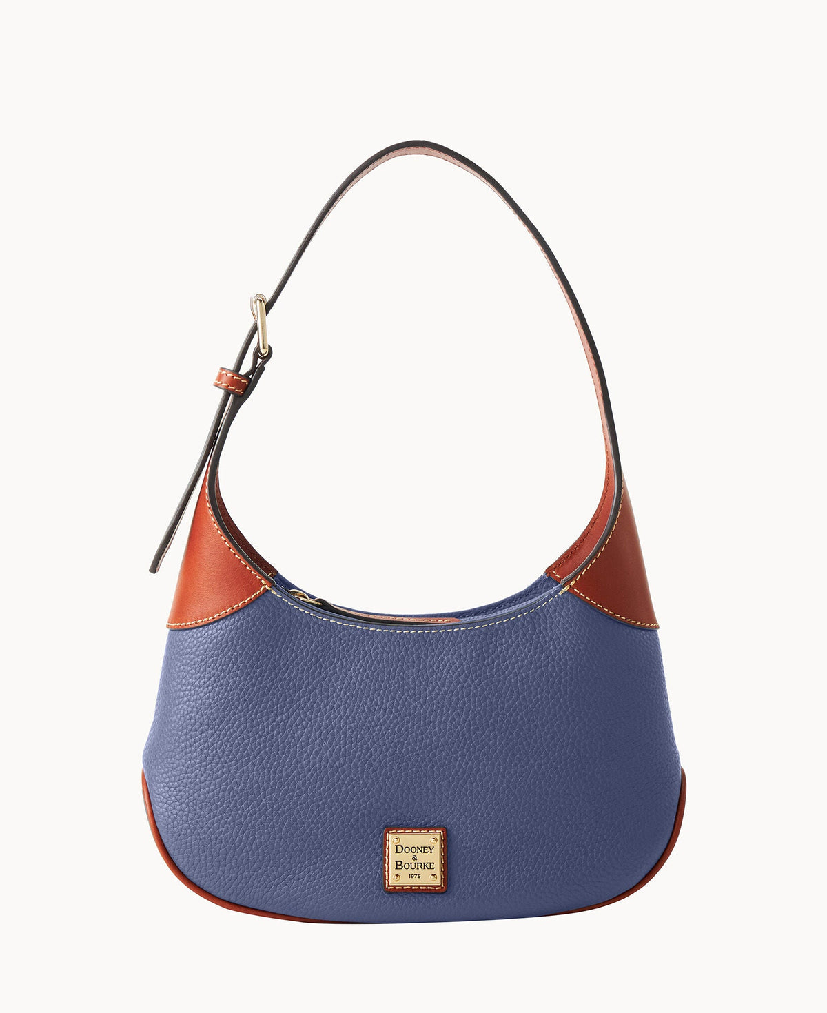 Pebble Grain Hobo - Steel Blue