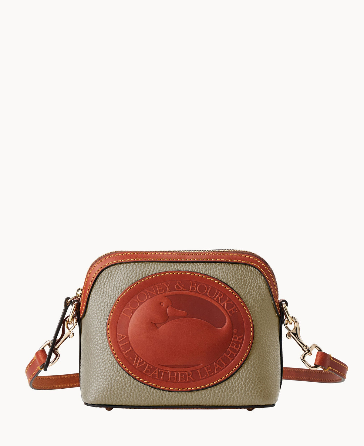 Heritage Domed Crossbody 18 - Smoke